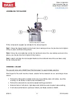 Предварительный просмотр 10 страницы Laguna Tools DAKE SUPER CUT 315 Instruction Manual