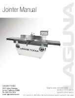 Preview for 1 page of Laguna Tools MJO6012-0800-1phCSA Manual