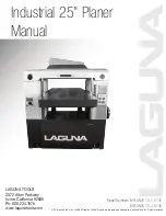 Laguna Tools MPLAN25-10-1-0130 Manual preview