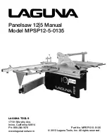 Предварительный просмотр 1 страницы Laguna Tools MPSP12-5-0135 Manual