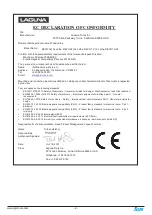 Preview for 2 page of laguna 151-1216 Operating Instructions Manual