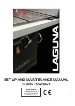 laguna CEF236230175 Setup And Maintenance Manual preview