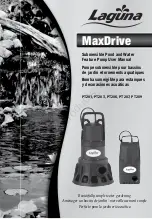 laguna MaxDrive Series User Manual предпросмотр