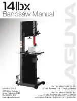 laguna MBAND14BX110-175 Manual preview