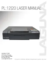 laguna PL 12/20 Manual preview