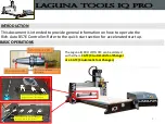 Preview for 3 page of laguna TOOLS IQ PRO User Manual