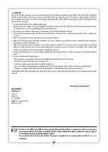 Preview for 57 page of LAHTI PRO L1540400 Instruction Manual