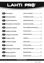 Preview for 1 page of LAHTI PRO L30112 User Manual