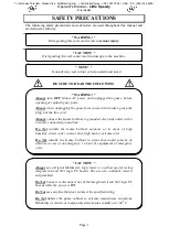 Preview for 5 page of LAI Games Little Speedy Operator'S Manual