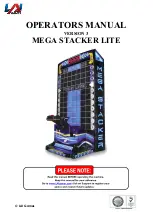 LAI Games MEGA STACKER LITE Operator'S Manual preview