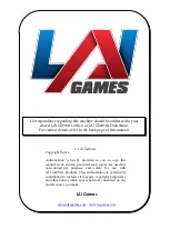 Preview for 2 page of LAI Games MEGA STACKER LITE Operator'S Manual