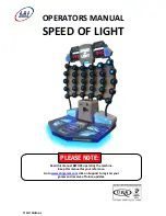 LAI Games Speed Of Light Operator'S Manual preview