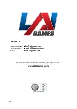 Preview for 115 page of LAI Games VIRTUAL RABBIDS THE BIG RIDE Operator'S Manual