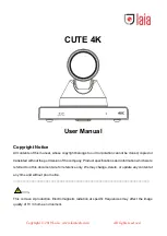 LAIA CUTE 4K User Manual preview