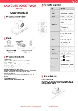 LAIA CUTE VOICETRACK User Manual предпросмотр