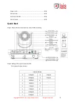 Preview for 5 page of LAIA Follower User Manual