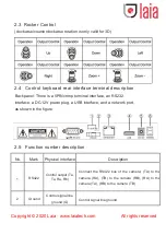 Предварительный просмотр 9 страницы LAIA T-JOY-IP Manual