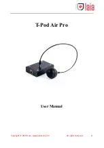 Предварительный просмотр 1 страницы LAIA T-Pod Air Pro User Manual