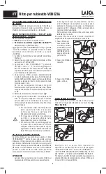 Preview for 8 page of Laica HYDROSMART VENEZIA Instructions And Warranty