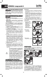 Preview for 58 page of Laica HYDROSMART VENEZIA Instructions And Warranty