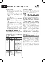 Preview for 16 page of Laica myLAICA BR60A01 Instructions And Warranty