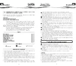 Предварительный просмотр 9 страницы Laica SVC107 Instructions And Warranty