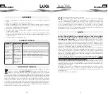 Предварительный просмотр 11 страницы Laica SVC107 Instructions And Warranty