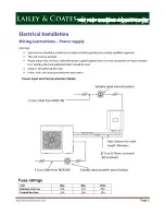 Preview for 7 page of Lailey & Coates LCM-06 Installation & Maintenance Manual