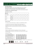 Preview for 8 page of Lailey & Coates LCM-06 Installation & Maintenance Manual