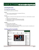 Preview for 15 page of Lailey & Coates LCM-06 Installation & Maintenance Manual