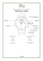 LAIMER MYOTA 2350 Instruction Manual preview