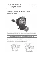 Предварительный просмотр 1 страницы Laing Thermotech Autocirc ACT E10 Instruction Manual