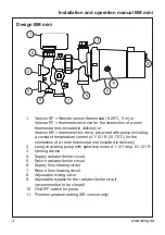 Предварительный просмотр 2 страницы Laing BM mini KF Installation And Operation Manual