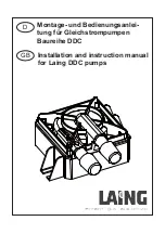 Laing DDC Series Installation And Instruction Manual предпросмотр