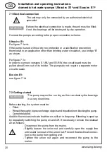 Предварительный просмотр 20 страницы Laing Ecocirc E1 Series Installation And Operating Instructions Manual