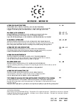 Preview for 1 page of Lainox MCR031E Instructions For Installation, Operation And Maintenance