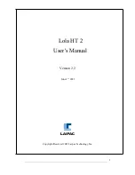 Laipac Lola HT 2 User Manual preview