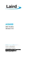 Preview for 1 page of Laird AC4490 User Manual