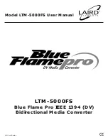 Laird Blue Flame Pro LTM-5000FS User Manual предпросмотр