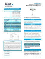 Laird CMX69273P Assembly And Installation Instructions preview