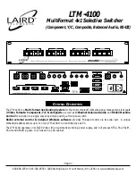 Preview for 4 page of Laird LTM-4100 User Manual