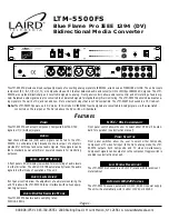 Preview for 2 page of Laird LTM-5500FS User Manual