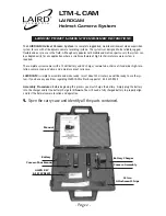 Preview for 3 page of Laird LTM-LCAM LAIRDCAM User Manual