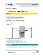 Предварительный просмотр 19 страницы Laird OL 4503 Operation Manual