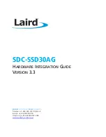 Laird SDC-SSD30AG Hardware Integration Manual предпросмотр