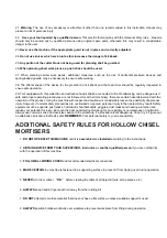 Preview for 3 page of Laizhou Huibang Machinery MS36127A3 Owner'S Operating Manual