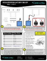 Preview for 3 page of Lake Lite LL-BUOY-P Quick Start Manual