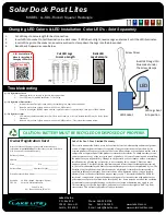 Preview for 4 page of Lake Lite LL-SDL-Round Manual