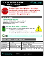 Preview for 2 page of Lake Lite LL-SPL-PAG-WBA-v1 Manual