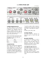 Preview for 14 page of Lake People PHONE-AMP F388 D User Manual